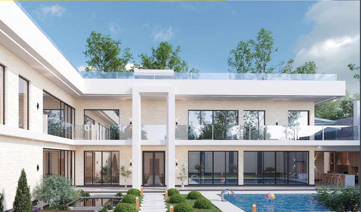 Modern residential exterior project